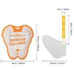 ⁦lanbena foot peeling mask 3pcs offer⁩ - الصورة ⁦2⁩