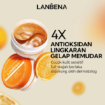 ⁦LANBENA ANTIOXIDANT VITAMIN C HYDRA-GEL EYE PATCHES 60PCS/30PAIR⁩ - الصورة ⁦3⁩
